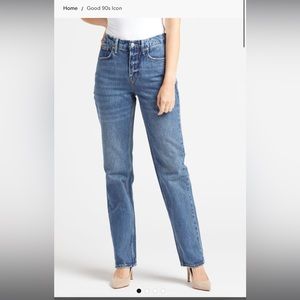 NWT Good American - Good 90’s Icon Jean - Size 4